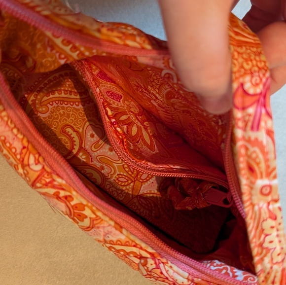 Vera Bradley Retired Sherbet Print Should Bag And Wallet - Picture 6 of 16
